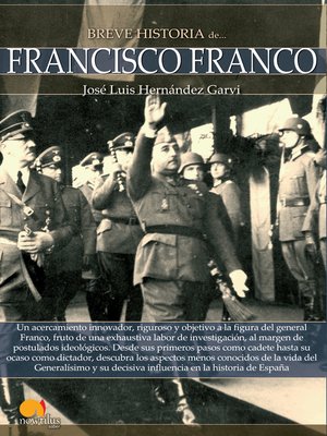 cover image of Breve historia de Francisco Franco